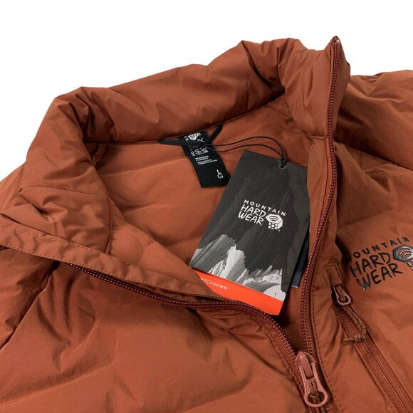 Mountain Hardwear Stretchdown 700 Down Jacket Womens Size L, XL Iron Oxide NWT - Picture 6 of 9